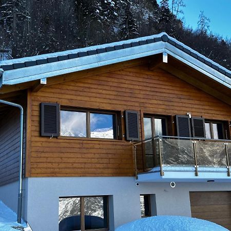 Chambres D'Hotes Les Louettes A Sapinhaut Canton Du Valais Saxon Buitenkant foto