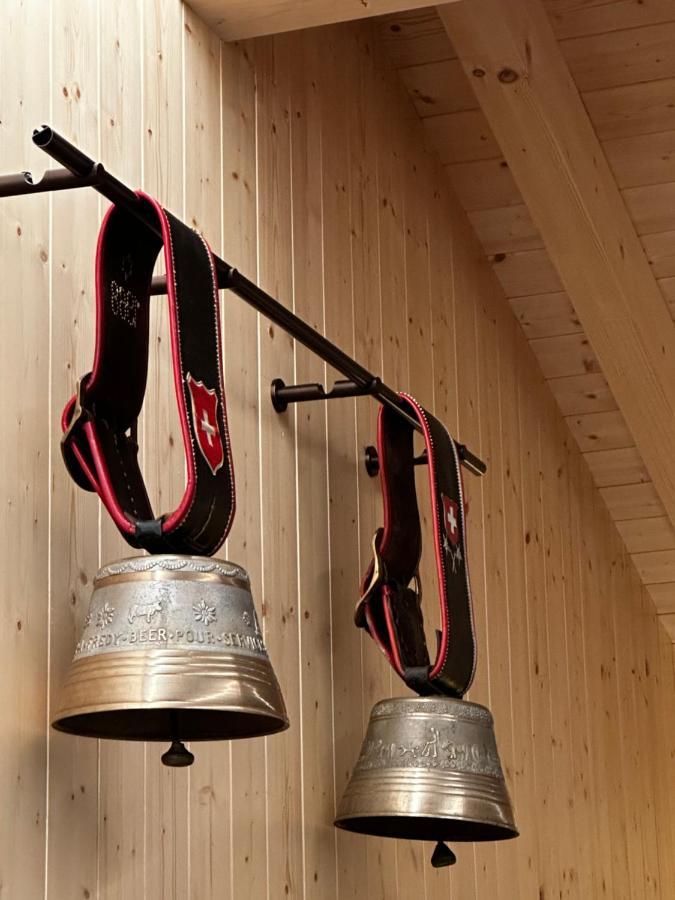Chambres D'Hotes Les Louettes A Sapinhaut Canton Du Valais Saxon Buitenkant foto