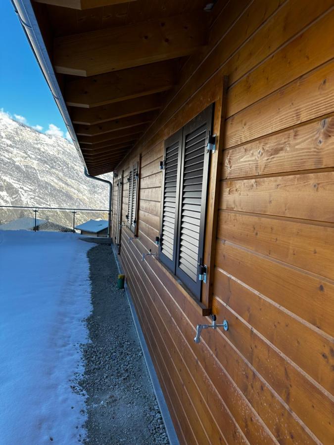 Chambres D'Hotes Les Louettes A Sapinhaut Canton Du Valais Saxon Buitenkant foto